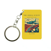 Thumbnail for VINTAGE G4031 - The Aerial Survey - Designed Key Chain design on yellow