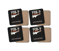 Thumbnail for BAC TSR-2 design on black 4 pieces set coaster