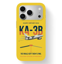 Thumbnail for KA-3B Skywarrior design on yellow magsafe iphone case, for iPhone 17 Pro