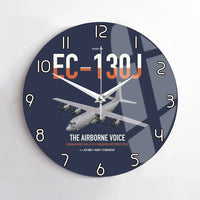 Thumbnail for EC-130J Commando Solo III design on navy blue no frame wall clock