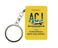 Thumbnail for Airbus ACJ330neo Key Chain design on yellow key chain