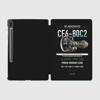 Thumbnail for CF6-80C2 design on black samsung tablet tablet case