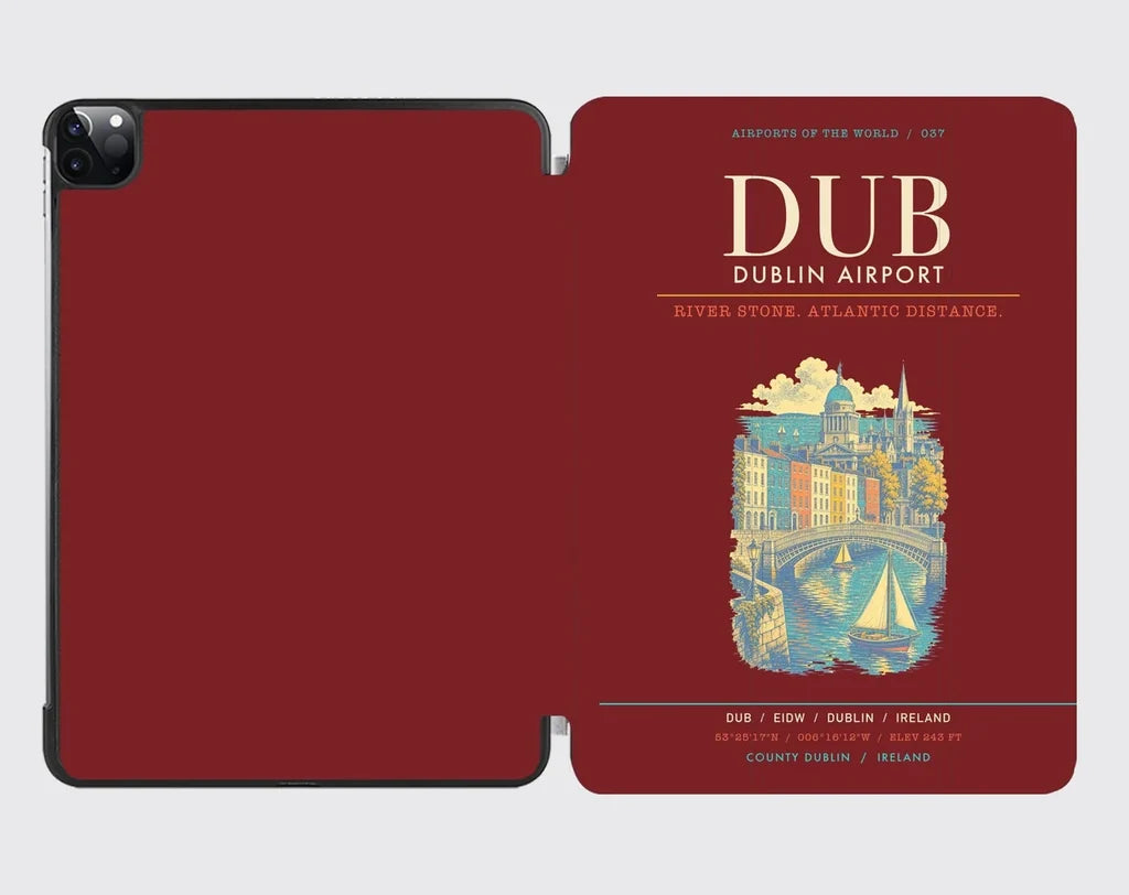 Dublin Airport DUB - Dark Red