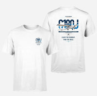 Thumbnail for Cessna 180J Skywagon design on white t-shirt, double-side print