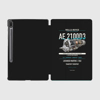 Thumbnail for AE 2100D3 design on black samsung tablet tablet case