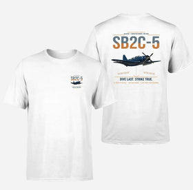 Double-Side Printing — SB2C-5 Helldiver Double-Side T-Shirt