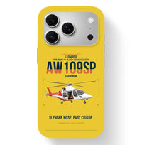 Thumbnail for Leonardo AW109SP GrandNew design on yellow magsafe iphone case, for iPhone 17 Pro