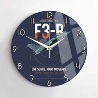 Thumbnail for Dassault Rafale C — F3-R standard design on navy blue no frame wall clock