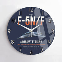 Thumbnail for F-5N F Adversary design on navy blue no frame wall clock