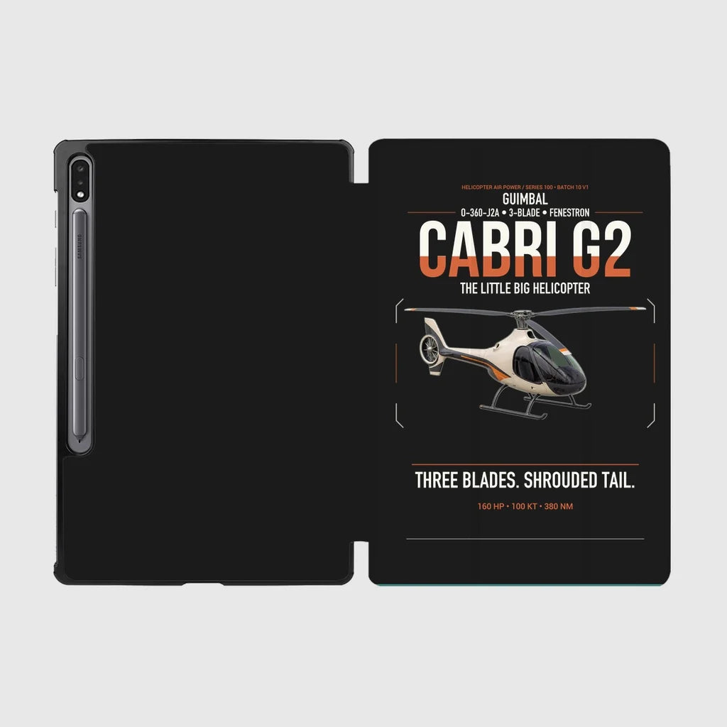 Guimbal Cabri G2 design on black samsung tablet tablet case