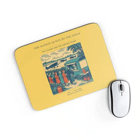 Thumbnail for VINTAGE G4522 - The Ration Queue By The Field - Designed Mouse Pads design on yellow rectangle