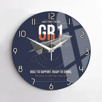 Thumbnail for SEPECAT Jaguar GR1 design on navy blue no frame wall clock