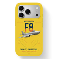 Thumbnail for Gloster Meteor F8 design on yellow magsafe iphone case, for iPhone 17 Pro