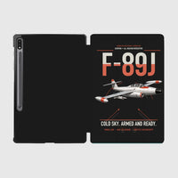 Thumbnail for F-89J Scorpion design on black samsung tablet tablet case
