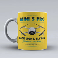 Thumbnail for Mini 5 Pro Mug design on yellow dji