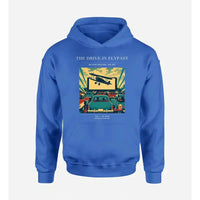 Thumbnail for VINTAGE G4397 - The Drive-In Flypast - Premium Hoodie design on blue premium