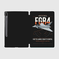 Thumbnail for Eurofighter Typhoon FGR4 design on black samsung tablet tablet case