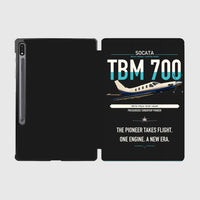 Thumbnail for Socata TBM 700 design on black samsung tablet tablet case