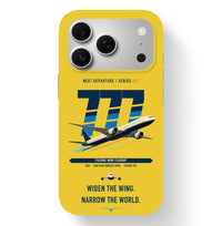 Thumbnail for Boeing 777-9 design on yellow magsafe iphone case