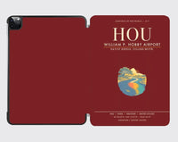 Thumbnail for William P. Hobby Airport HOU  Houston - Dark Red