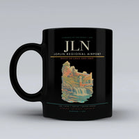 Thumbnail for Joplin Regional Airport (JLN) airport code design on black ceramic mug