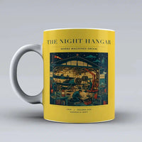 Thumbnail for VINTAGE G4049 - The Night Hangar - Ceramic Mug design on yellow