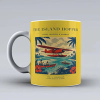 Thumbnail for VINTAGE G4024 - The Island Hopper - Ceramic Mug design on yellow