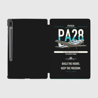 Thumbnail for Piper PA-28 Cherokee design on black samsung tablet tablet case