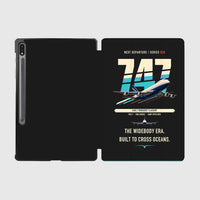 Thumbnail for Boeing 747-200B design on black samsung tablet tablet case