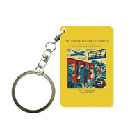 Thumbnail for VINTAGE G4382 - The Phone Booth Goodbyes - Designed Key Chain design on yellow