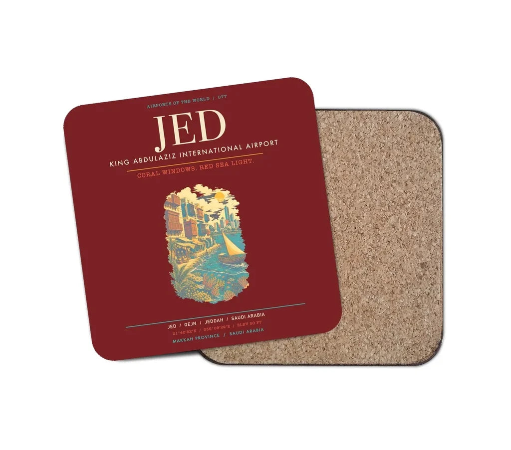 Jeddah King Abdulaziz International Airport JED - Dark Red