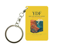 Thumbnail for Deer Lake Regional Airport (YDF) design on yellow key chain