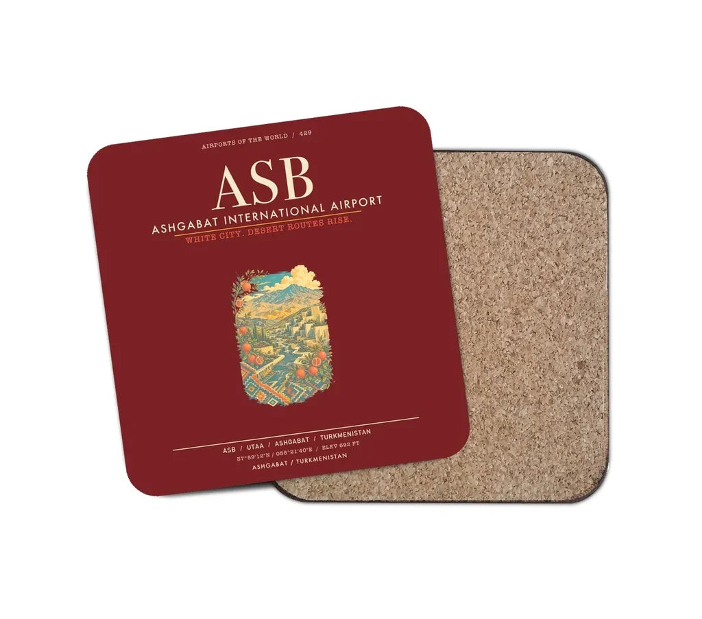Ashgabat International Airport ASB - Dark Red