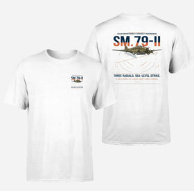 Double-Side Printing — Savoia-Marchetti SM.79-II Sparviero Double-Side T-Shirt