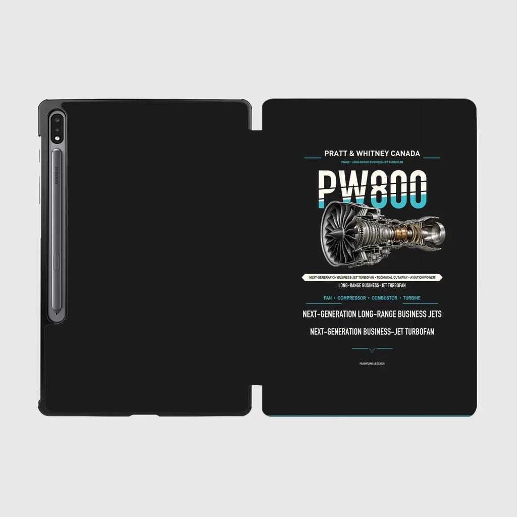 PW800 design on black samsung tablet tablet case
