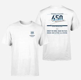 Double-Side Printing — Cessna Citation 650 - Citation III Double-Side T-Shirt