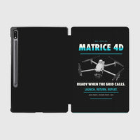 Thumbnail for DJI Matrice 4D design on black samsung tablet tablet case