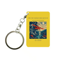 Thumbnail for VINTAGE G4148 - The Thunderstorm Detour - Designed Key Chain design on yellow