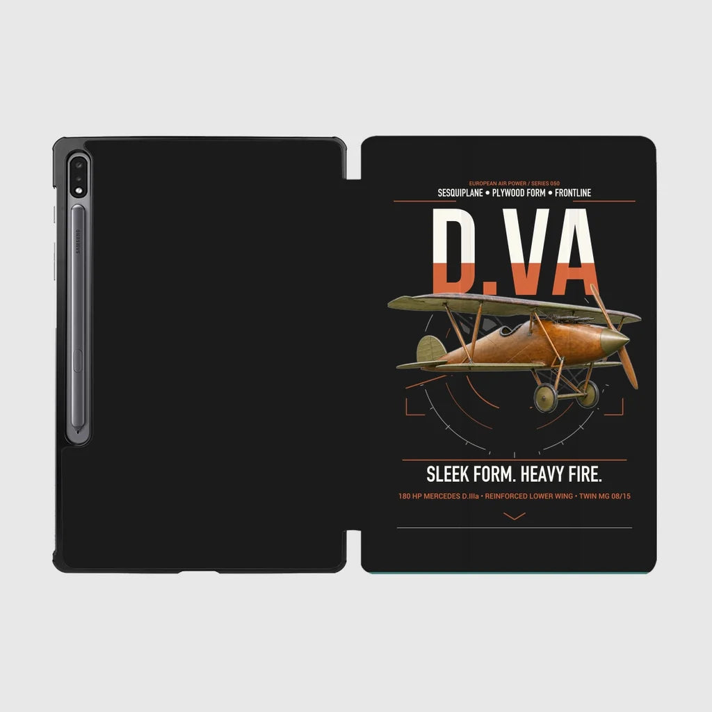 Albatros D.Va design on black samsung tablet tablet case
