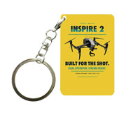 Thumbnail for DJI Inspire 2 Key Chain design on yellow key chain
