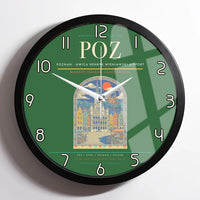 Thumbnail for Poznan - awica Henryk Wieniawski Airport POZ Wall-Clock Framed - Green