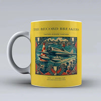 Thumbnail for VINTAGE G4030 - The Record Breakers - Ceramic Mug design on yellow