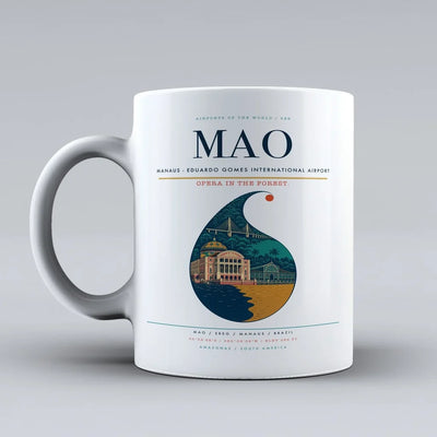 Manaus - Eduardo Gomes International Airport MAO Mug - White