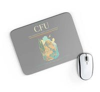 Thumbnail for Corfu International Airport 'Ioannis Kapodistrias' CFU Mouse-Pad Rectangle - Gray