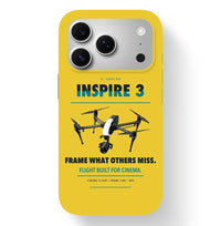 Thumbnail for DJI Inspire 3 Case design on yellow iphone case