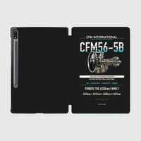 Thumbnail for CFM56-5B design on black samsung tablet tablet case