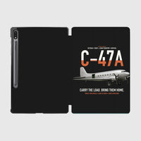 Thumbnail for C-47A Skytrain design on black samsung tablet tablet case