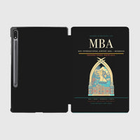Thumbnail for Moi International Airport (MBA) design on black samsung tablet tablet case