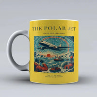 Thumbnail for VINTAGE G4119 - The Polar Jet - Ceramic Mug design on yellow