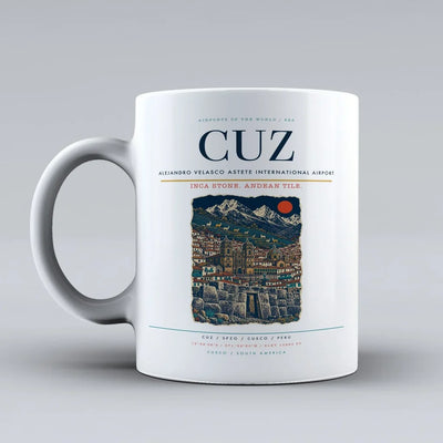 Alejandro Velasco Astete International Airport CUZ Mug - White